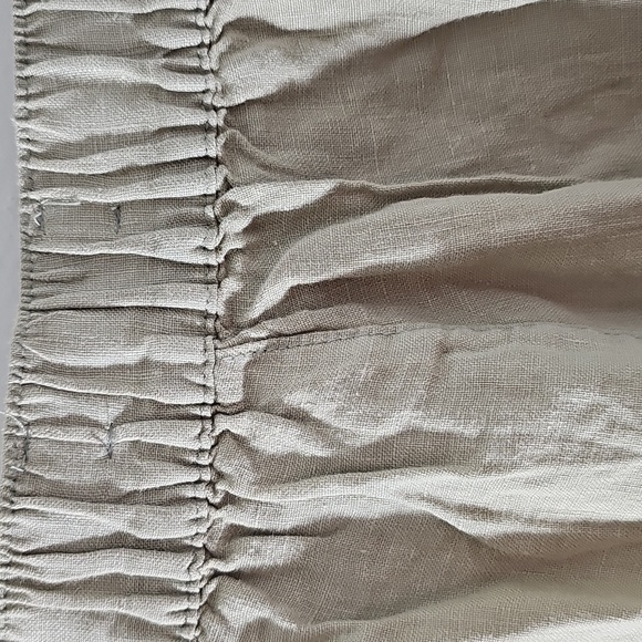 Womens Linen Casual Cargo Pants, Rachel Roy Size Meduim. Khahi - Picture 6 of 9